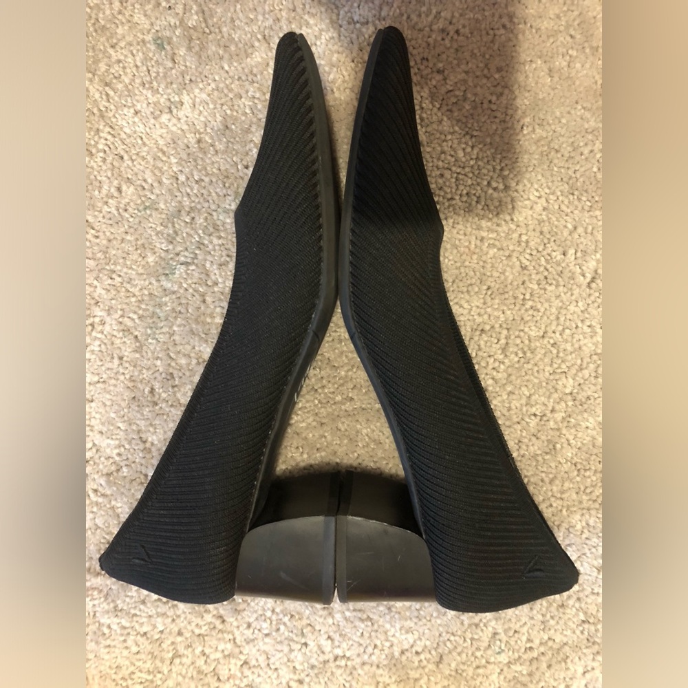 Vivaia Black Flats with Rounded Toe With Heel size 41 - Picture 3 of 3